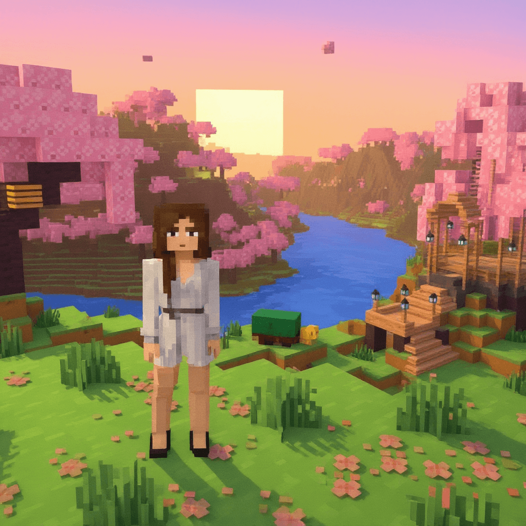 Minecraft pixel art example 9