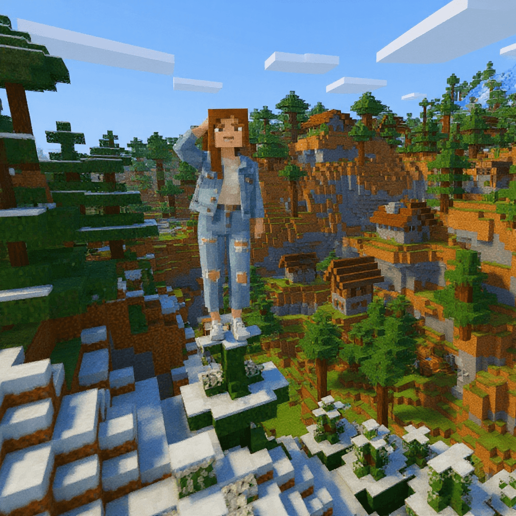 Minecraft pixel art example 4