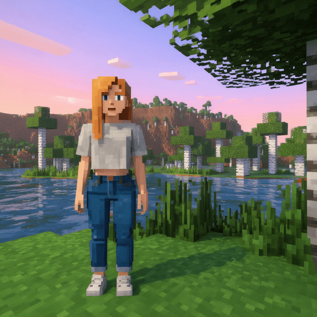 Minecraft pixel art example 2
