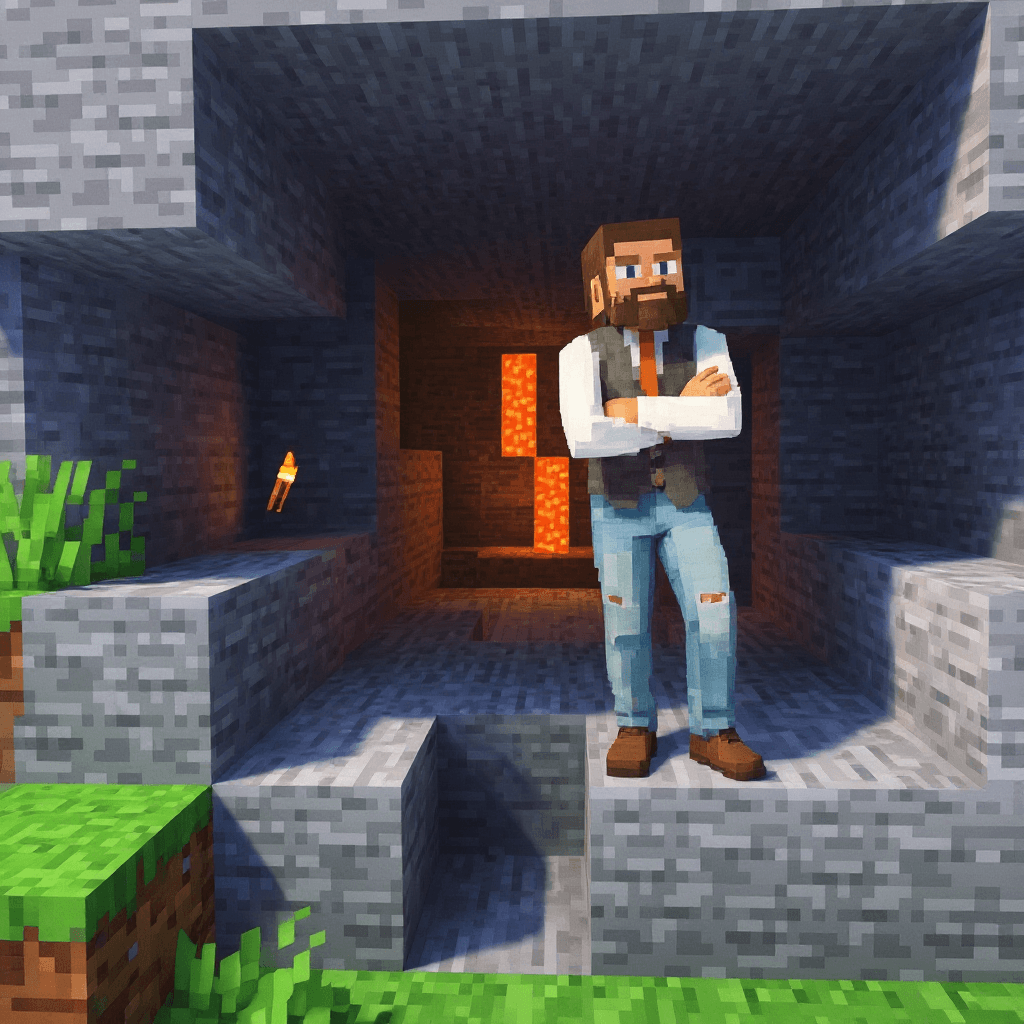 Minecraft pixel art example 1