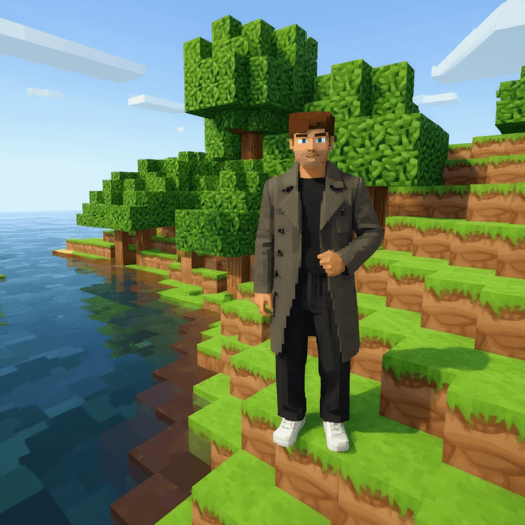 Minecraft pixel art example 7