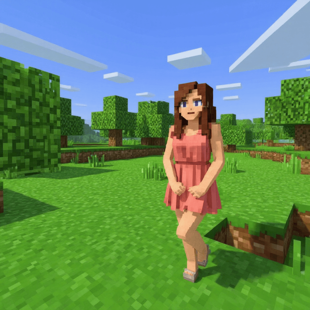 Minecraft pixel art example 8